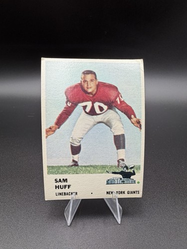 1961 fleer football 74 sam - 1961,