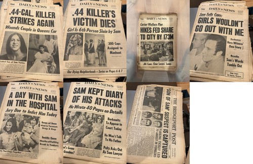 Son sam 1977 newspaper lot - son,